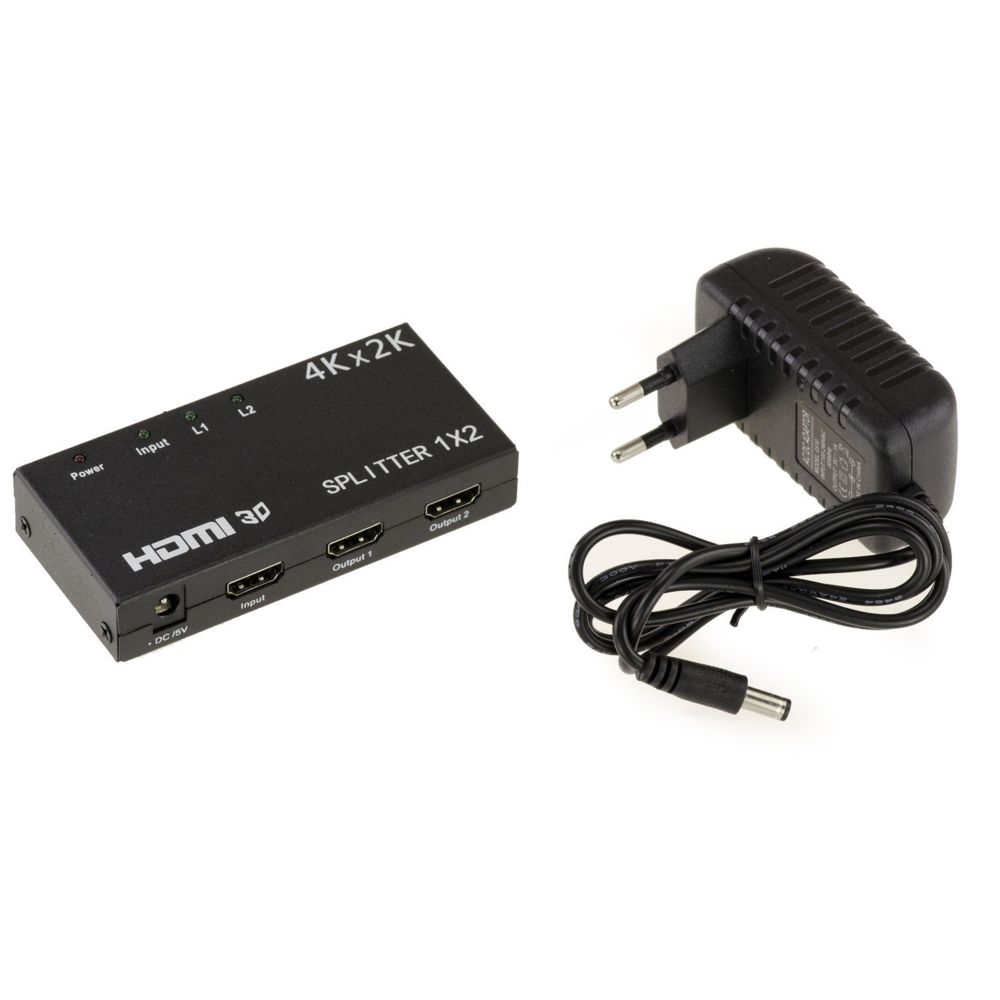 Kalea-Informatique - SPLITTER HDMI 1.4B 2 PORTS - RESOLUTION 4K 2160x3840 / COMPATIBLE 3D - Switch