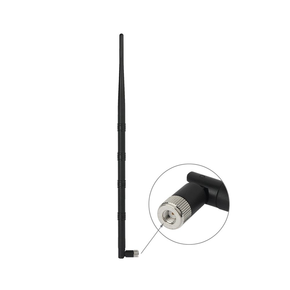 Wewoo - Antenne noir pour réseau de routeur 4 sections Haute qualité 2.4GHz 15dBi RP-SMA - Antenne WiFi