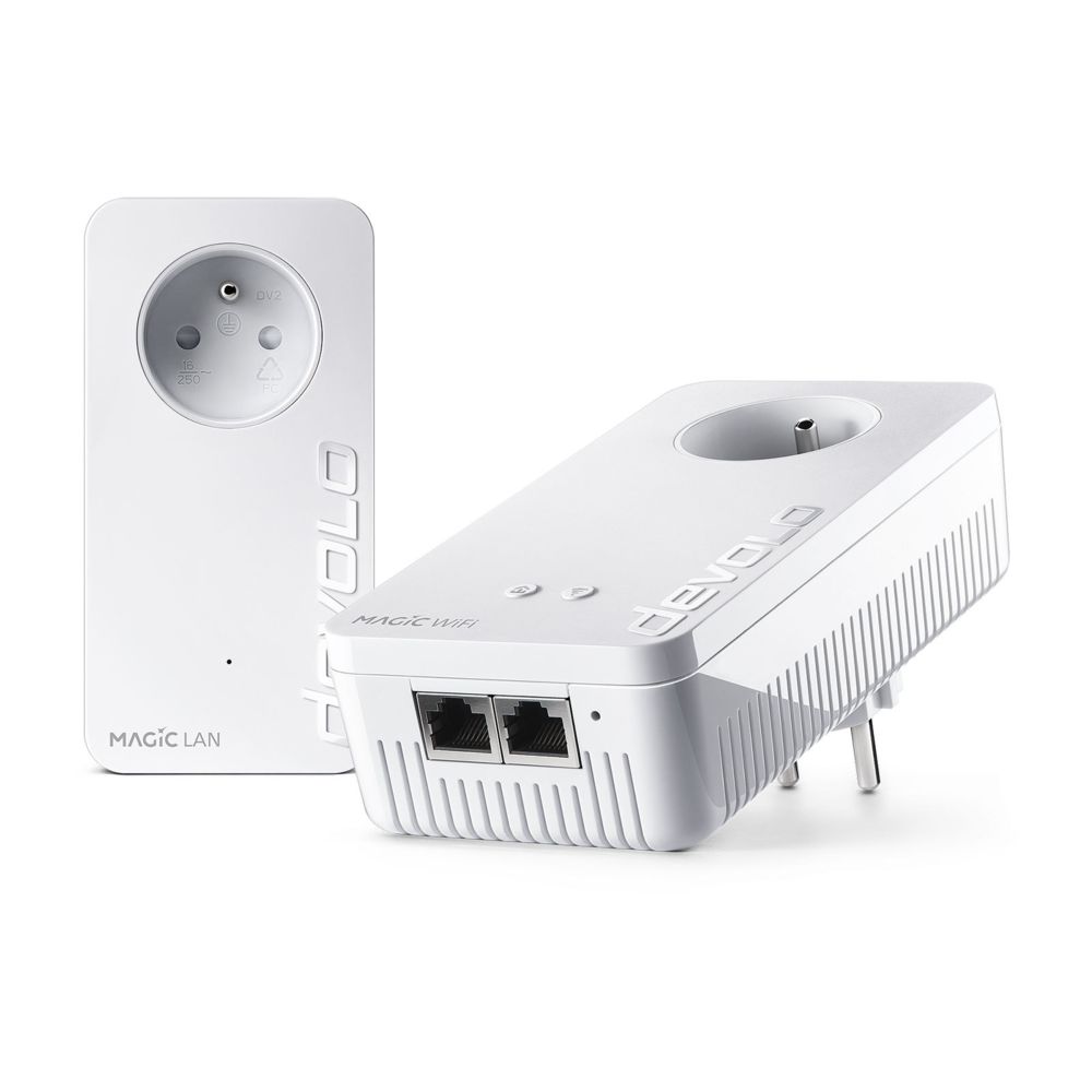 Devolo - Kit de démarrage devolo Magic 1 WiFi - 8360 - Blanc - CPL Courant Porteur en Ligne