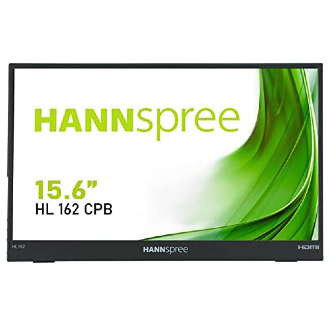 Hannspree - HL162CPB 15.6p TFT LED Monitor HL162CPB 15.6p TFT LED Portable Monitor 16:9 FHD 250cd/m2 800:1 15ms USB 3.1 Type-C Mini HDMI - Moniteur PC