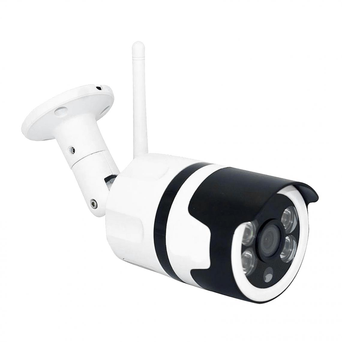 marque generique - Caméra de sécurité En Plein Air, Ultra HD Double Lentille, Wi-Fi Sans Fil Caméra avec Projecteurs, Nuit Vision, 2-façon Audio, Détection de Mouvement, - Webcam