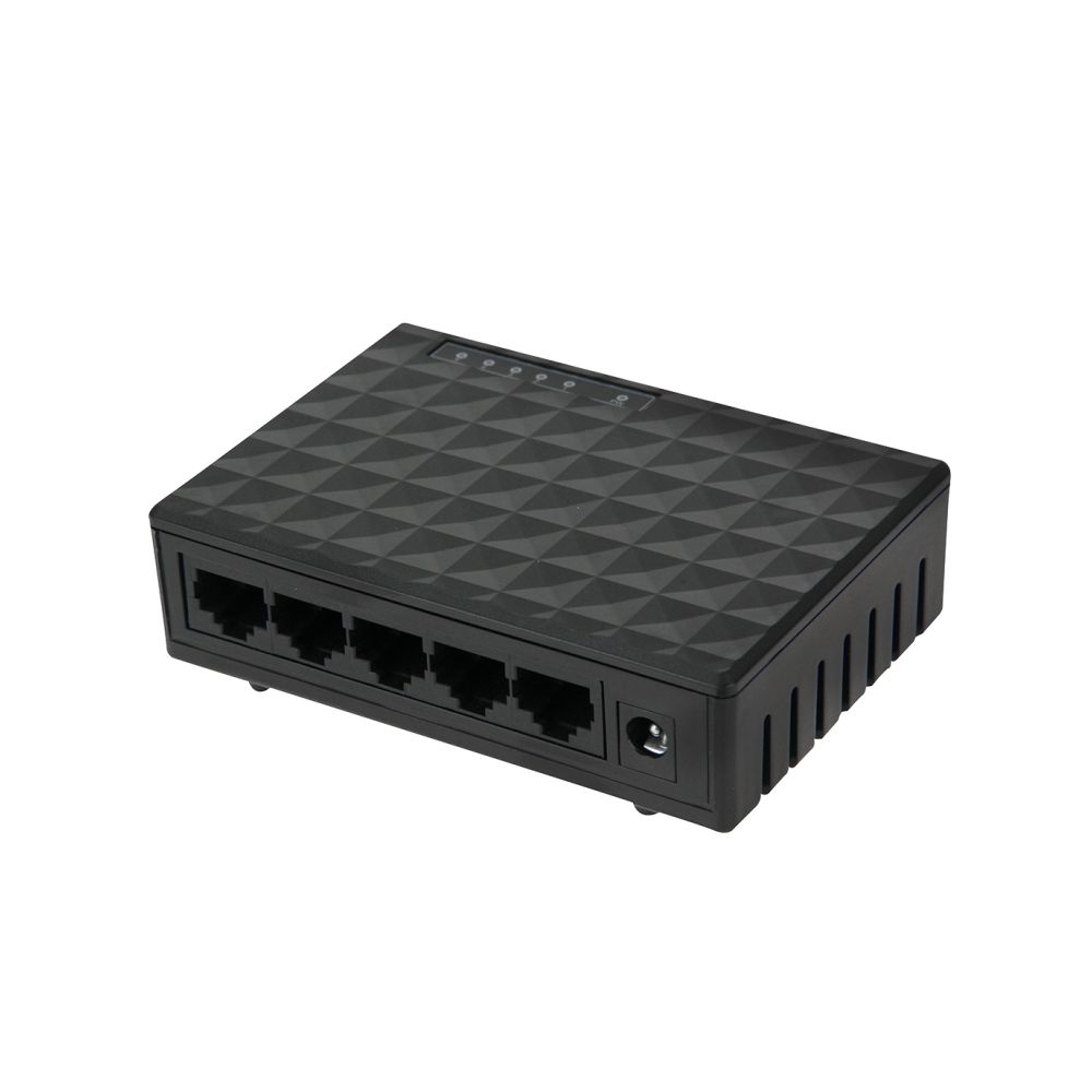 Wewoo - Switch Commutateur de bureau Ethernet 5 ports 10/100/1000 Mbps - Modem / Routeur / Points d'accès