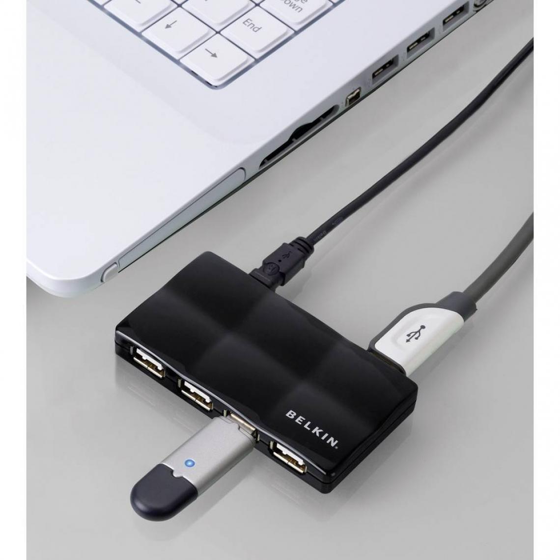 Belkin - HUB USB 4 PORTS ALIMENTE USB2 - Hub