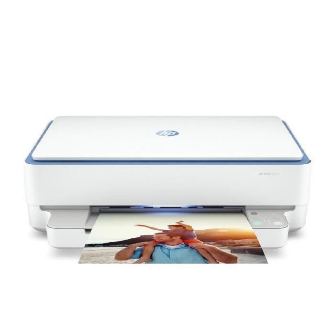 Hp - Imprimante 3 en 1 - HP Envy 6010 - Eligible Instant Ink - 2 mois dessai offerts inclus* - Imprimante Jet d'encre