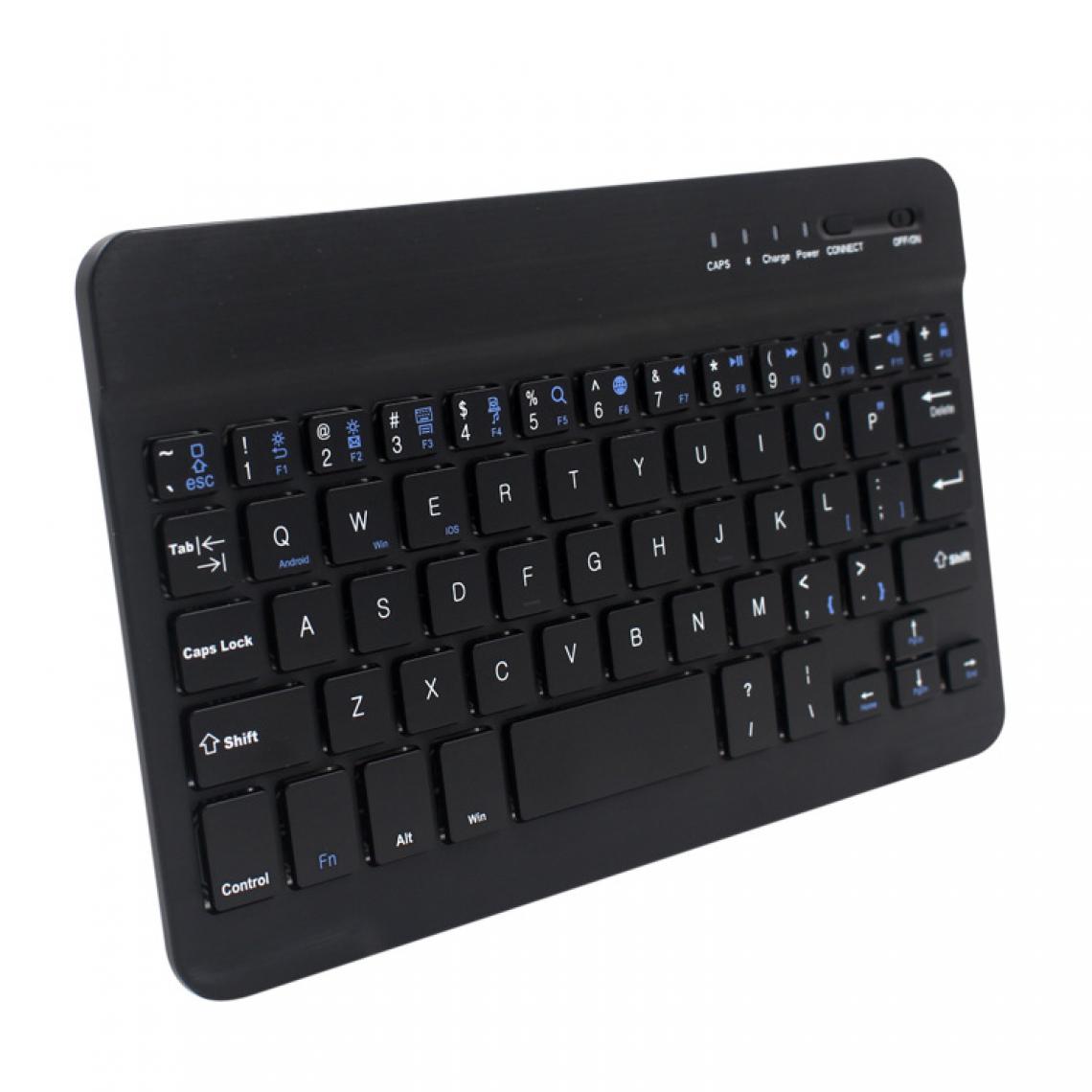 Generic - Clavier d'ordinateur portable ABS ultra mince avec clavier sans fil Bluetooth à trois systèmes - Clavier
