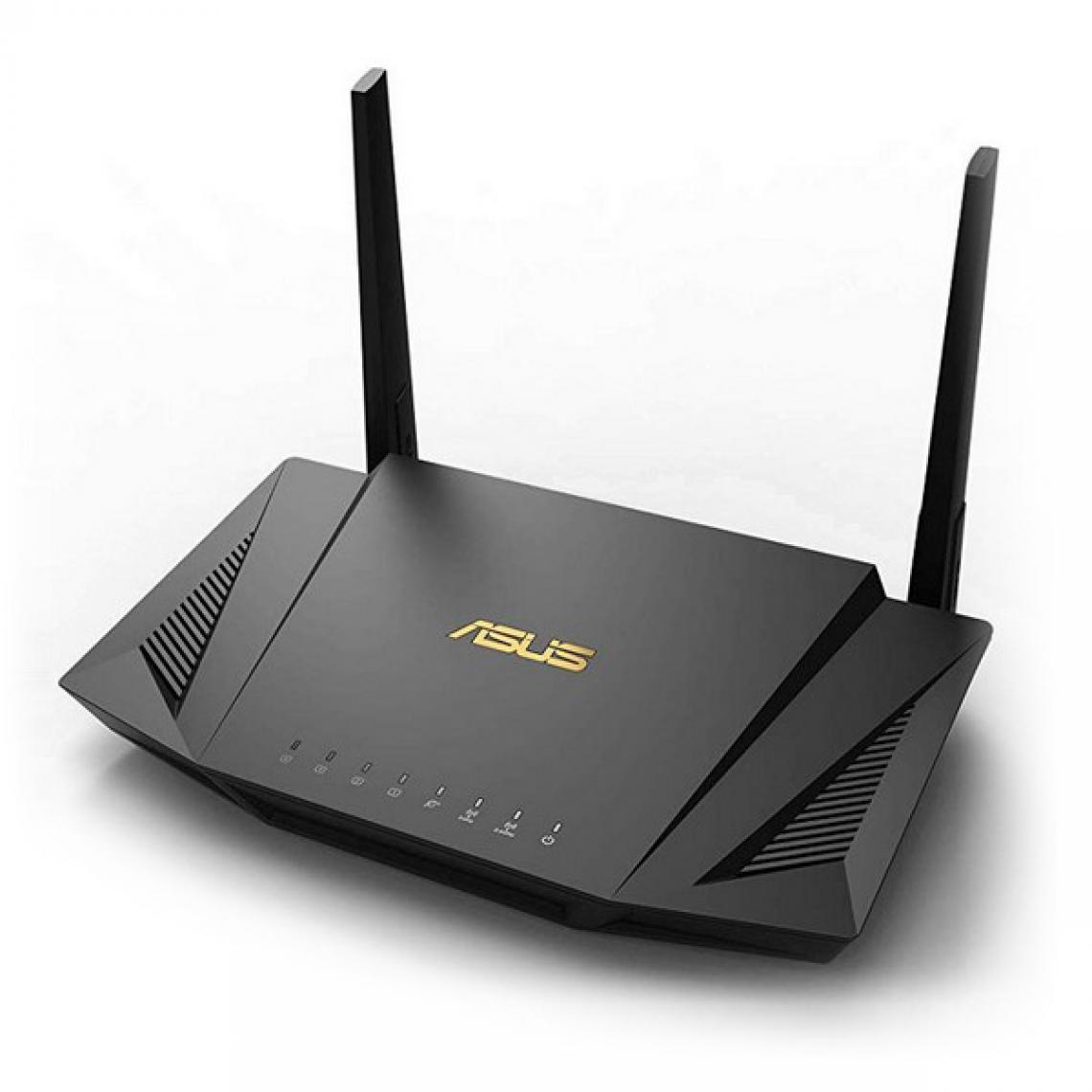 Asus - Modem sans fil Asus RT-AX56U LAN WiFi 6 GHz 1800 Mbps Noir - Modem / Routeur / Points d'accès