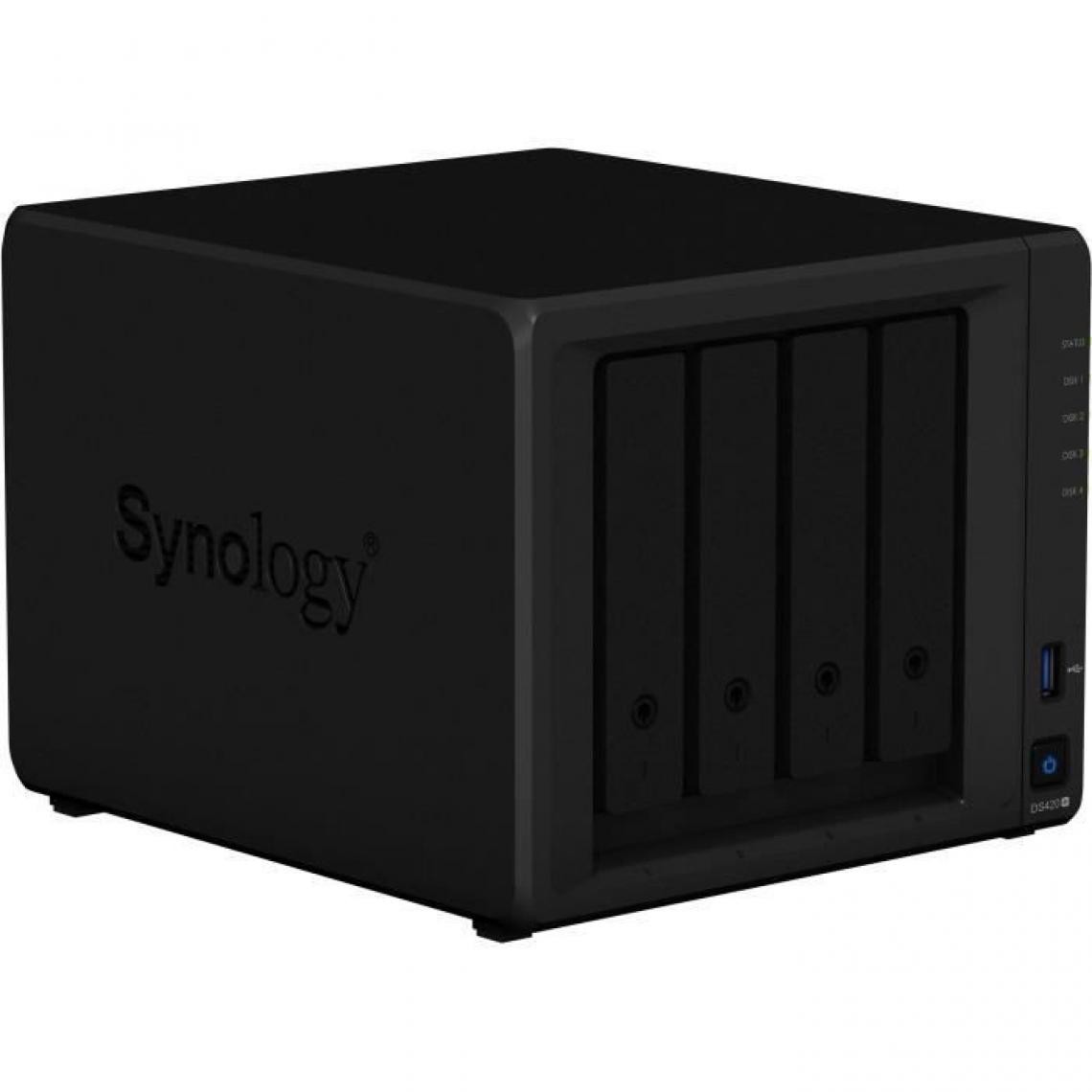 Synology - SYNOLOGY - Serveur de Stockage (NAS) - DS420+ - 4 Baies - Boitier nu - NAS