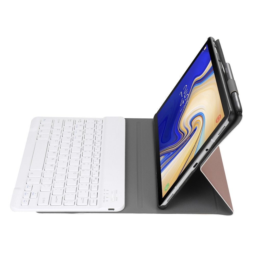 Wewoo - Étui clavier Bluetooth A720 3.0 ultra-mince et détachable pour Samsung Galaxy Tab S5e T720avec fente stylo et support or rose - Clavier