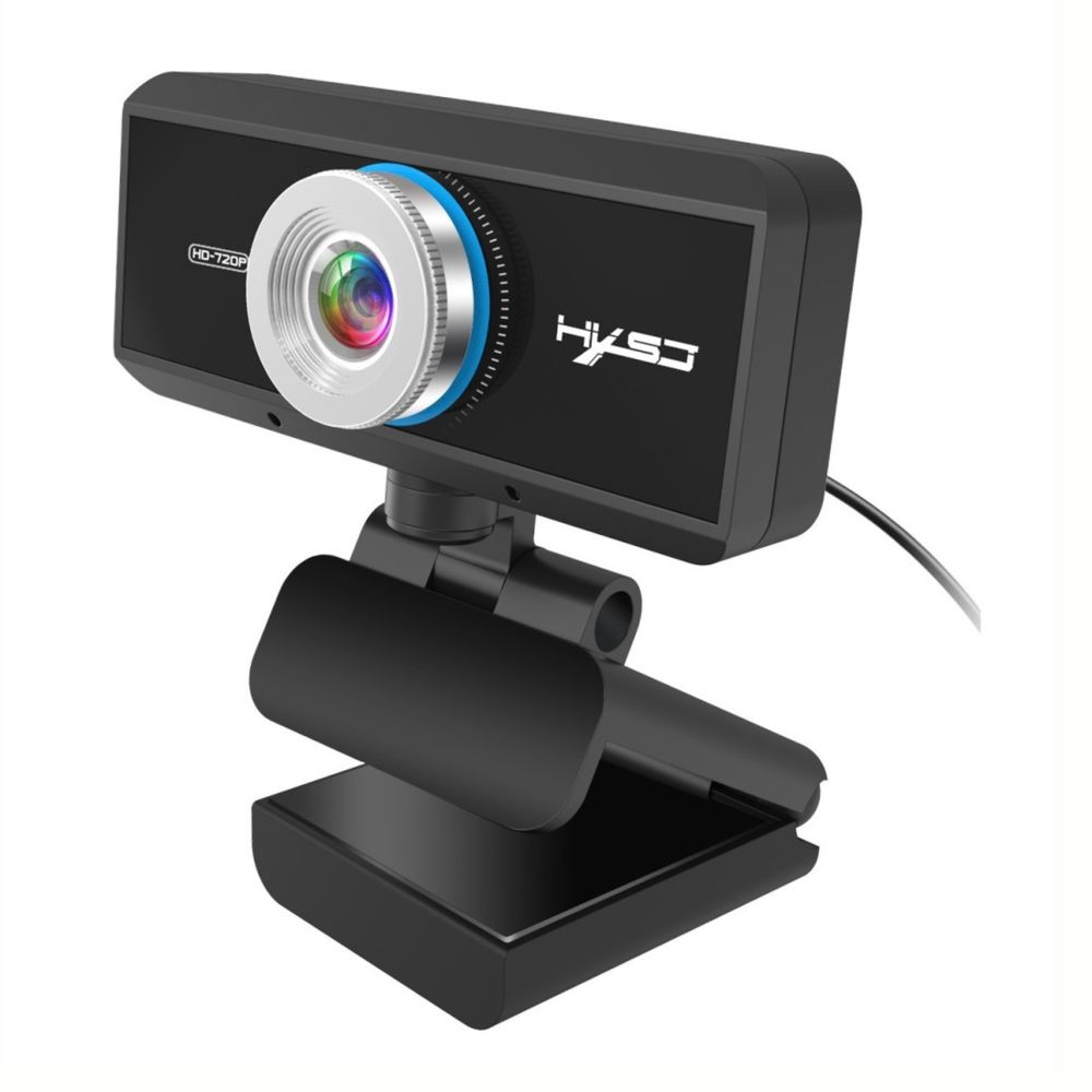 Wewoo - HXSJ S90 Webcam haute résolution 1 Mégapixels 720p HD pour ordinateur de bureau / portable / Android TVavec microphone à absorption acoustique de 8 mlongueur 1,5 m - Webcam