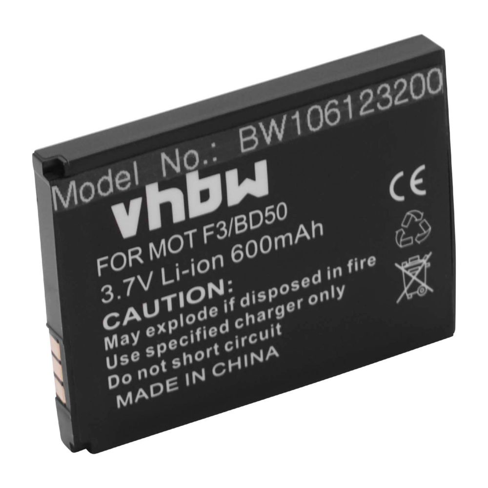 Vhbw - Batterie Li-Ion 3.6 / 3.7V pour FRITZ! Fon MT-F, M2, AVM Fritz!Fon C4 remplace les modèles 312BAT006, 100402 - Modem / Routeur / Points d'accès