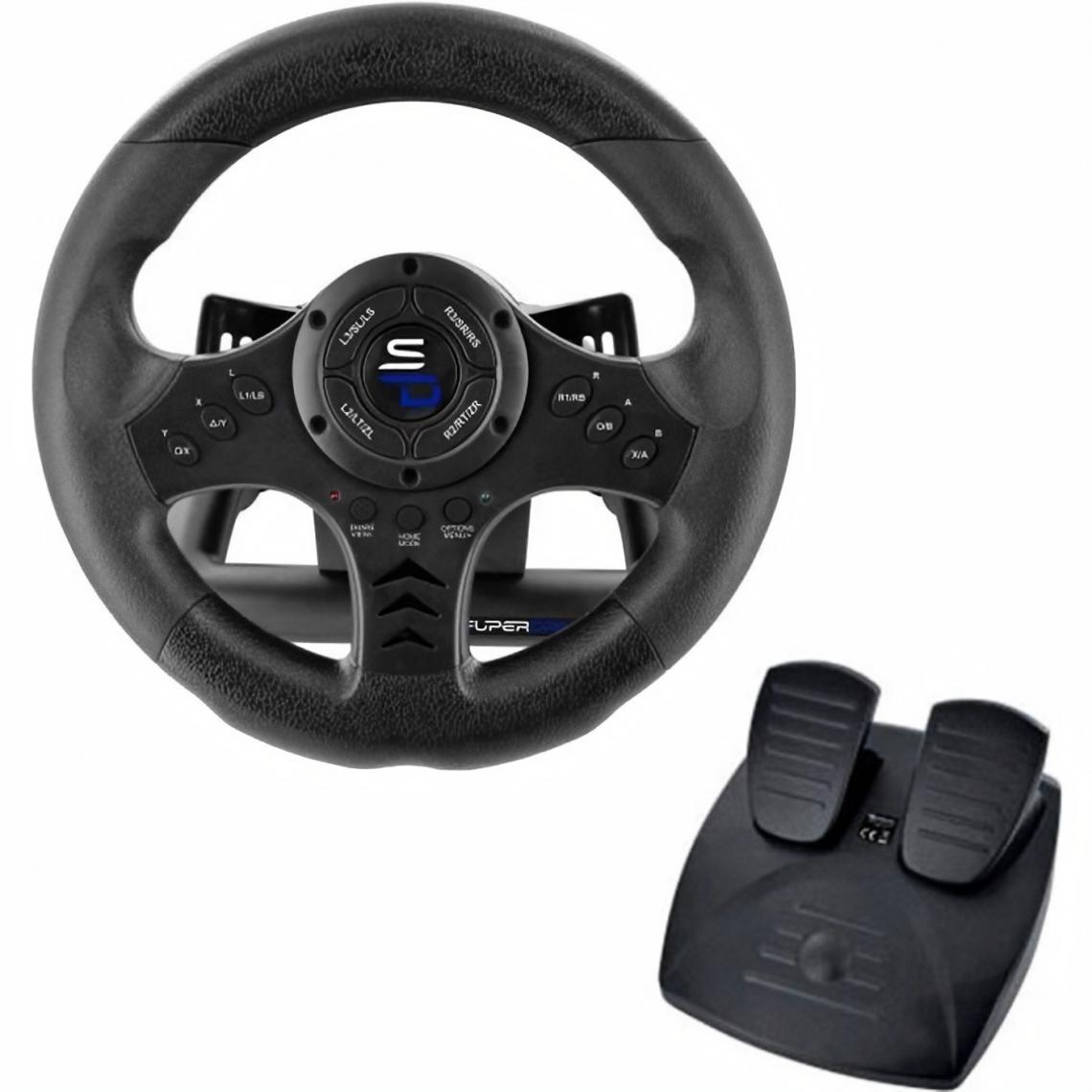 Subsonic - SUBSONIC - SV450 - Volant de Course - Compatible Xbox Series, Switch, PS4, Xbox One, PC (programmable) - Volant PC