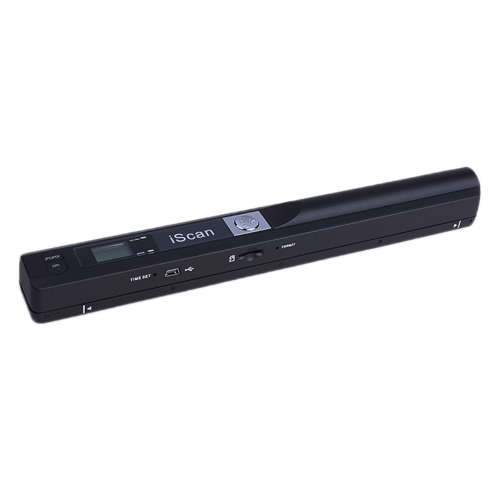 marque generique - Scanner de documents PDF JPG 900DPI Portable Portable Portable Ecran LCD Noir - Scanner