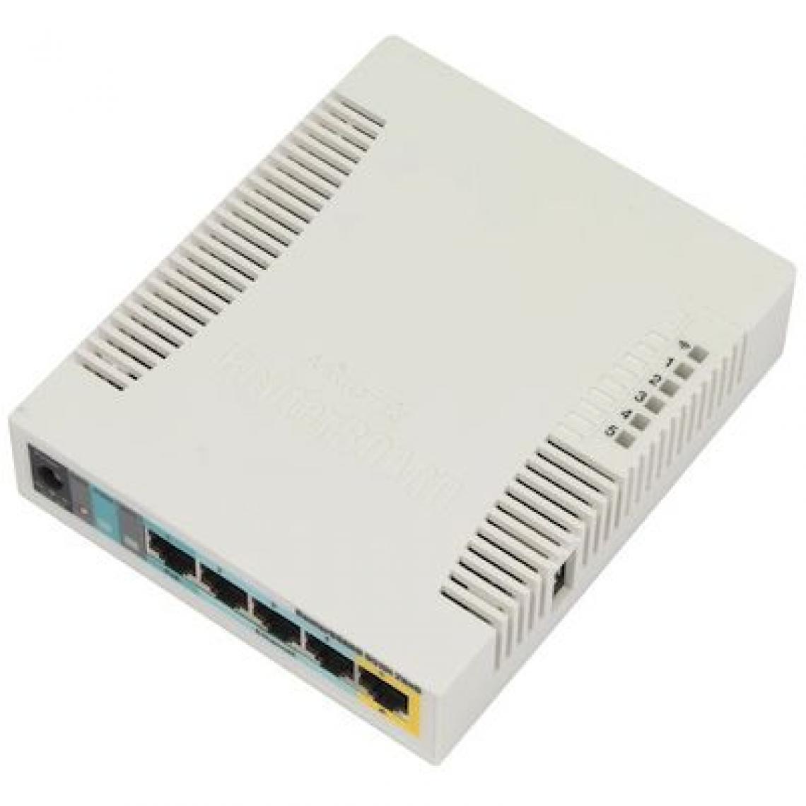 Mikrotik - Mikrotik RB951Ui-2HnD Blanc Connexion Ethernet, supportant l'alimentation via ce port (PoE) - Modem / Routeur / Points d'accès