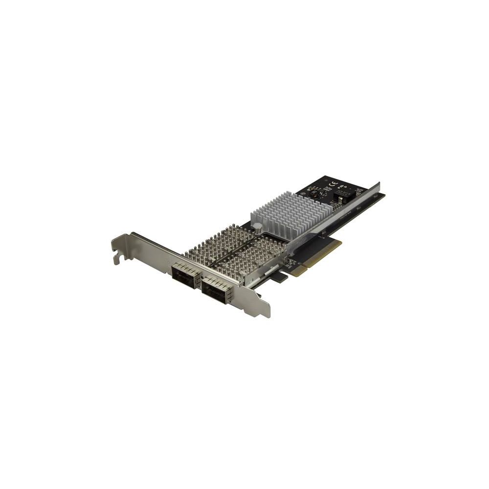 Startech - StarTech.com Carte réseau PCIe à 2 ports QSFP+ 40G pour serveur - Chipset Intel XL710 - Carte réseau