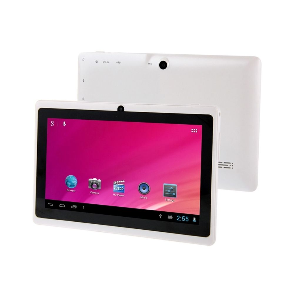 Wewoo - Tablette Tactile blanc Tactile, 7 pouces, 512 Mo + 8 Go, Android 4.0, Allwinner A33 Quad Core 1,5 GHz - Tablette Android