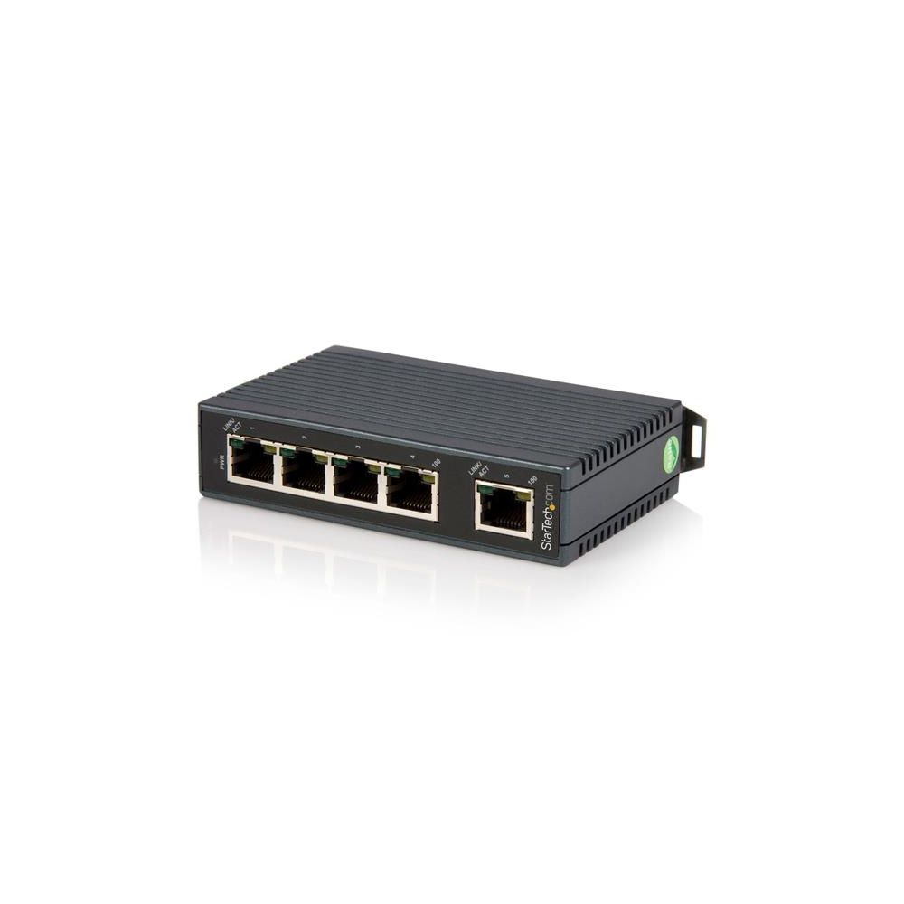 Startech - StarTech.com Switch Ethernet industriel non géré à 5 ports - Commutateur réseau 10/100 a montage sur rail DIN - Switch
