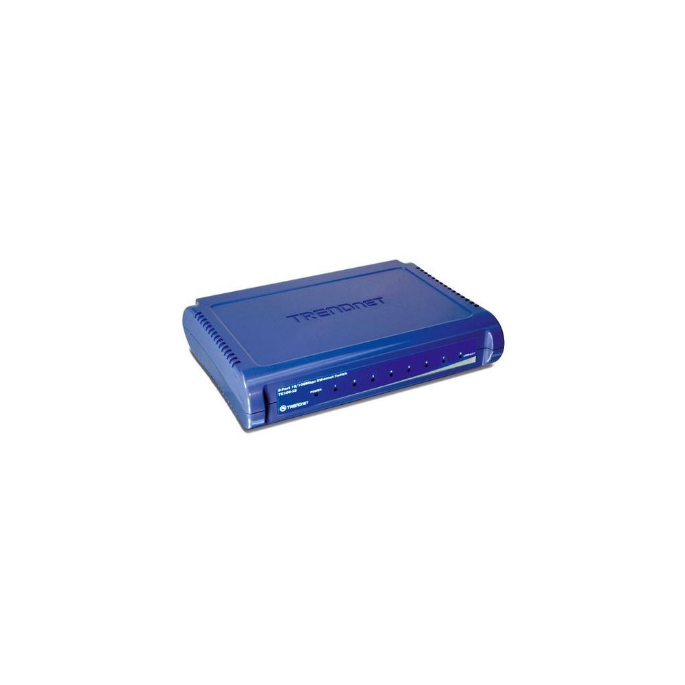 Trendnet - Mini Switch 8 ports Ethernet 10/100Mbps - TE100S8 - Switch