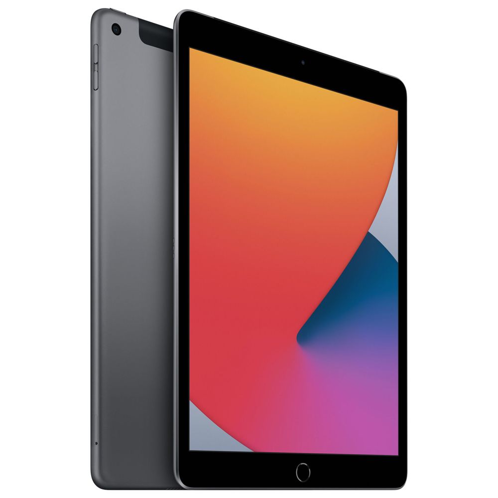 Apple - Apple - 10,2 iPad (2020) WiFi + Cellulaire 128Go - Gris Sidéral - Tablette Android