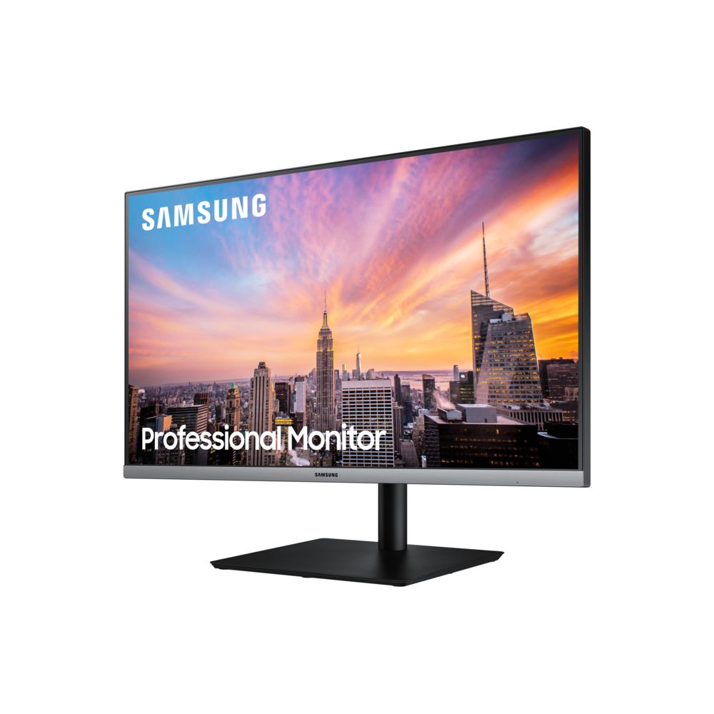 Samsung - SAMSUNG MONITEUR 27' 16:9 dalle IPS 5ms VGA HDMI DisplayPort Pivot câble HDMI inclus Eye Saver Mode LS27R650FDUXEN - Moniteur PC