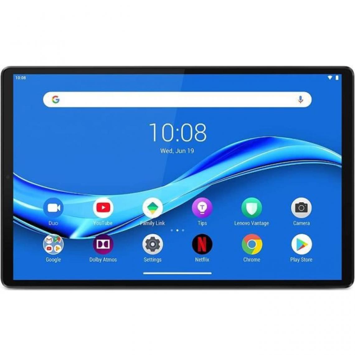 Lenovo - Tablette Tactile - LENOVO M10 FHD PLUS Gen 2 - 10,3 FHD - RAM 4Go - Stockage 128Go - Android 9 - Iron - Tablette Android