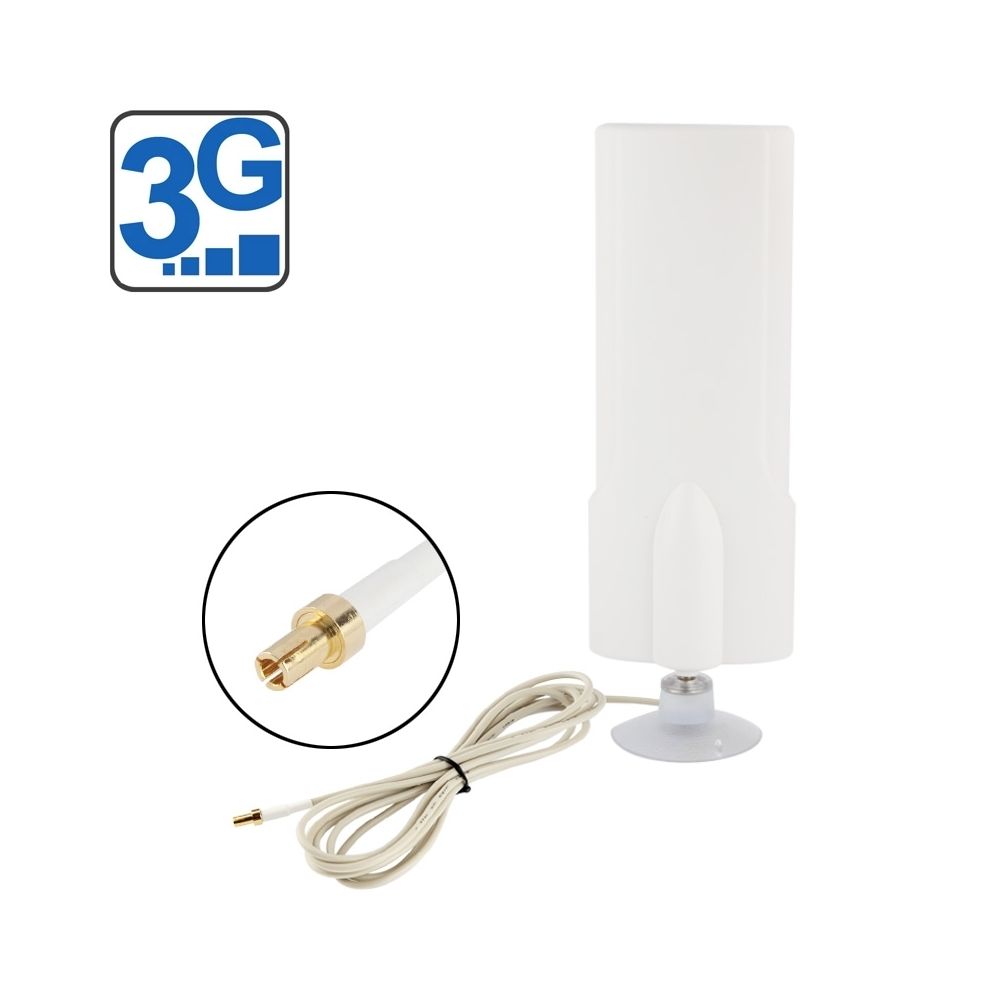 Wewoo - Antenne intérieure de haute qualité 30dBi TS9 3G, longueur de câble: 1m, taille: 20.7cm x 7cm x 3cm - Antenne WiFi