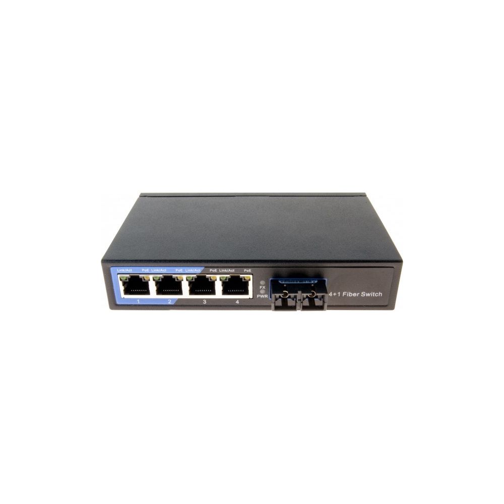 Dexlan - ABI DIFFUSION Dexlan switch 4 ports 10/100 + fibre 100FX multimode sc 2KM - Switch