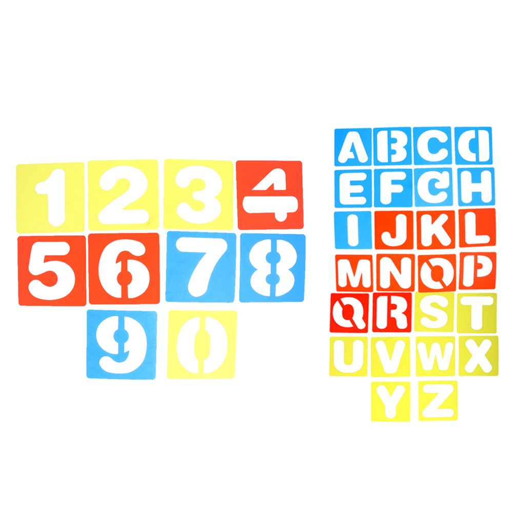 marque generique - Gabarit de dessin pochoirs enfants alphabet - Tablette Graphique