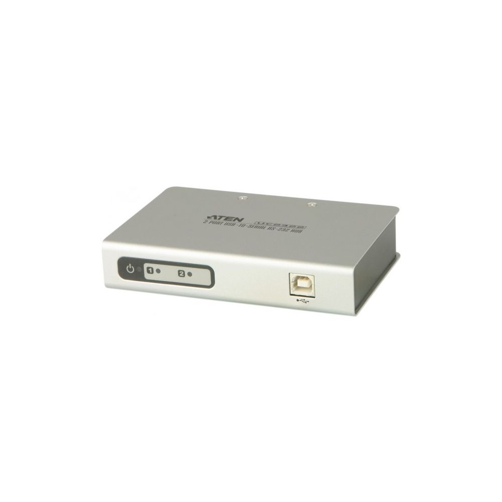 Aten - Aten UC2322 convertisseur USB - 2 ports DB9 RS232 - Hub