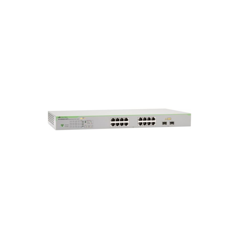 Allied Telesis - ABI DIFFUSION Allied AT-GS950/16PS Smart Switch 16 ports Gigabit PoE+ & 2 SFP - Switch