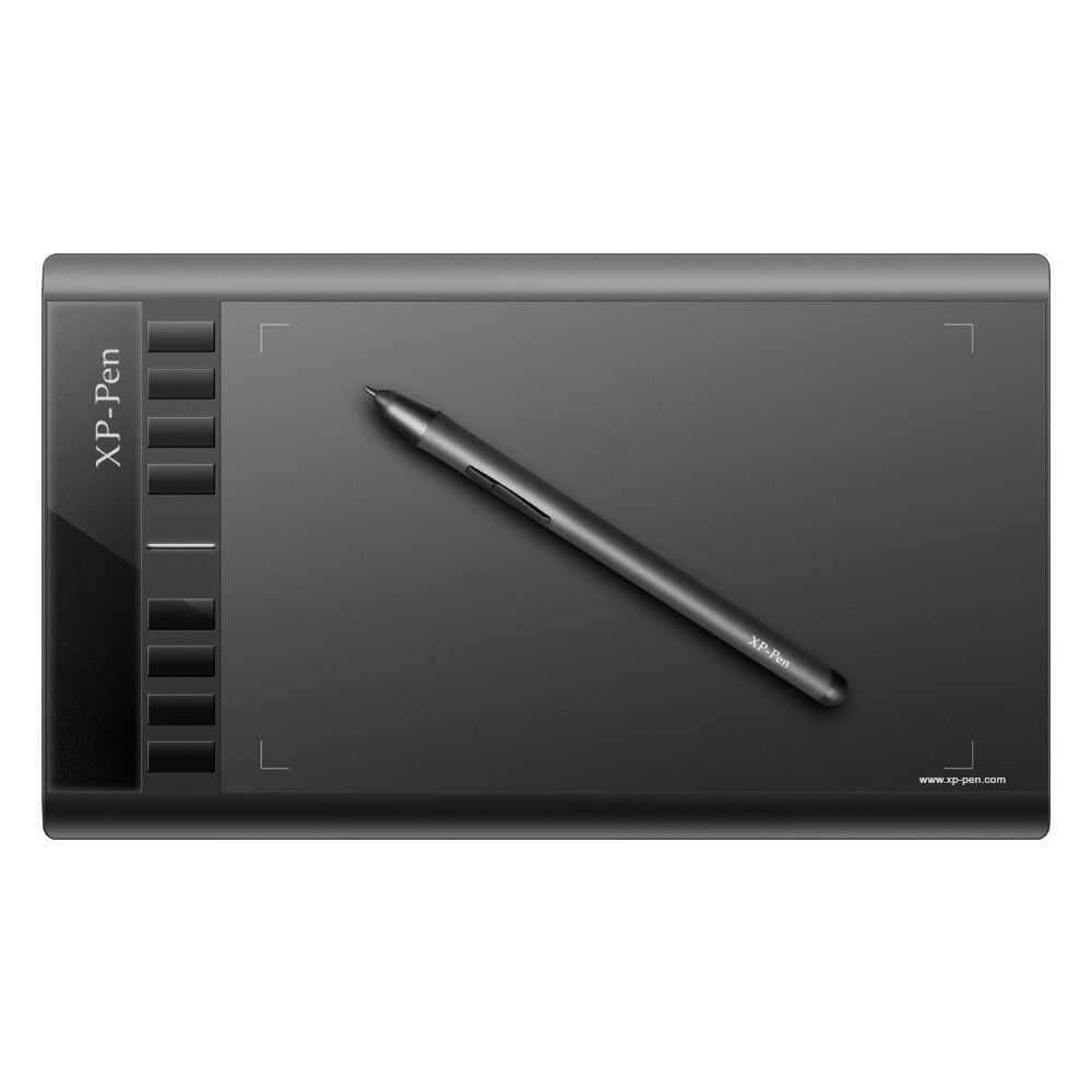 Xp-Pen - XPPen Star03V2 Tablette Graphique 12 Pouces avec Stylet Passif 8192 Niveaux et 8 Raccourcis Pallette Dessin Numérique - Compatible avec Windows Mac Chromebook - Tablette Graphique