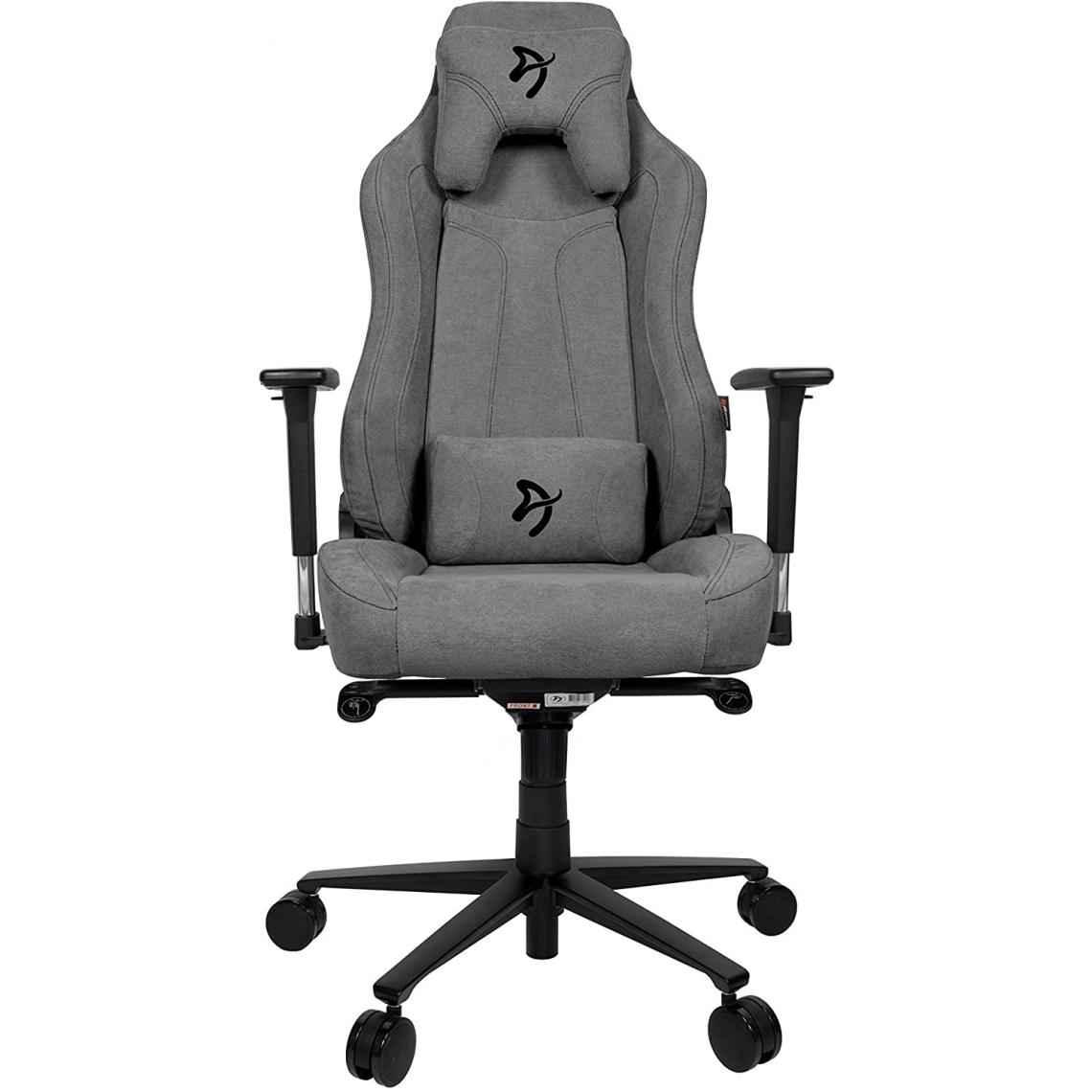 Arozzi - Fauteuil gaming Vernazza Arozzi Soft Fabric gris métal - Chaise gamer
