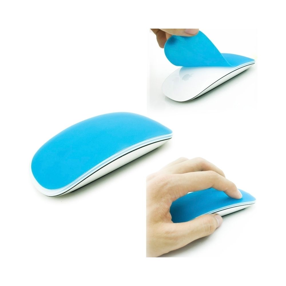 Wewoo - Pour MAC Apple Magic Mouse bleu Silicone Soft Protector Skin - Pack Clavier Souris