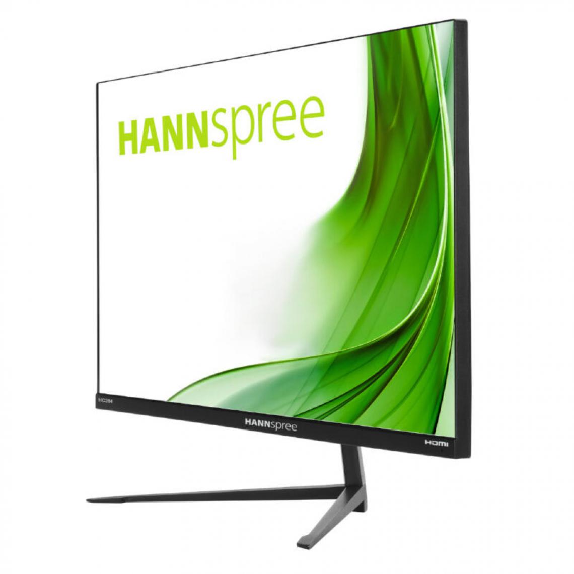 Hannspree - HC284UPB 28p LED Monitor HC284UPB 28p LED Monitor 16:9 Ultra HD 4K 3840x2160 Ultra Slim Display HDMI DP - Moniteur PC