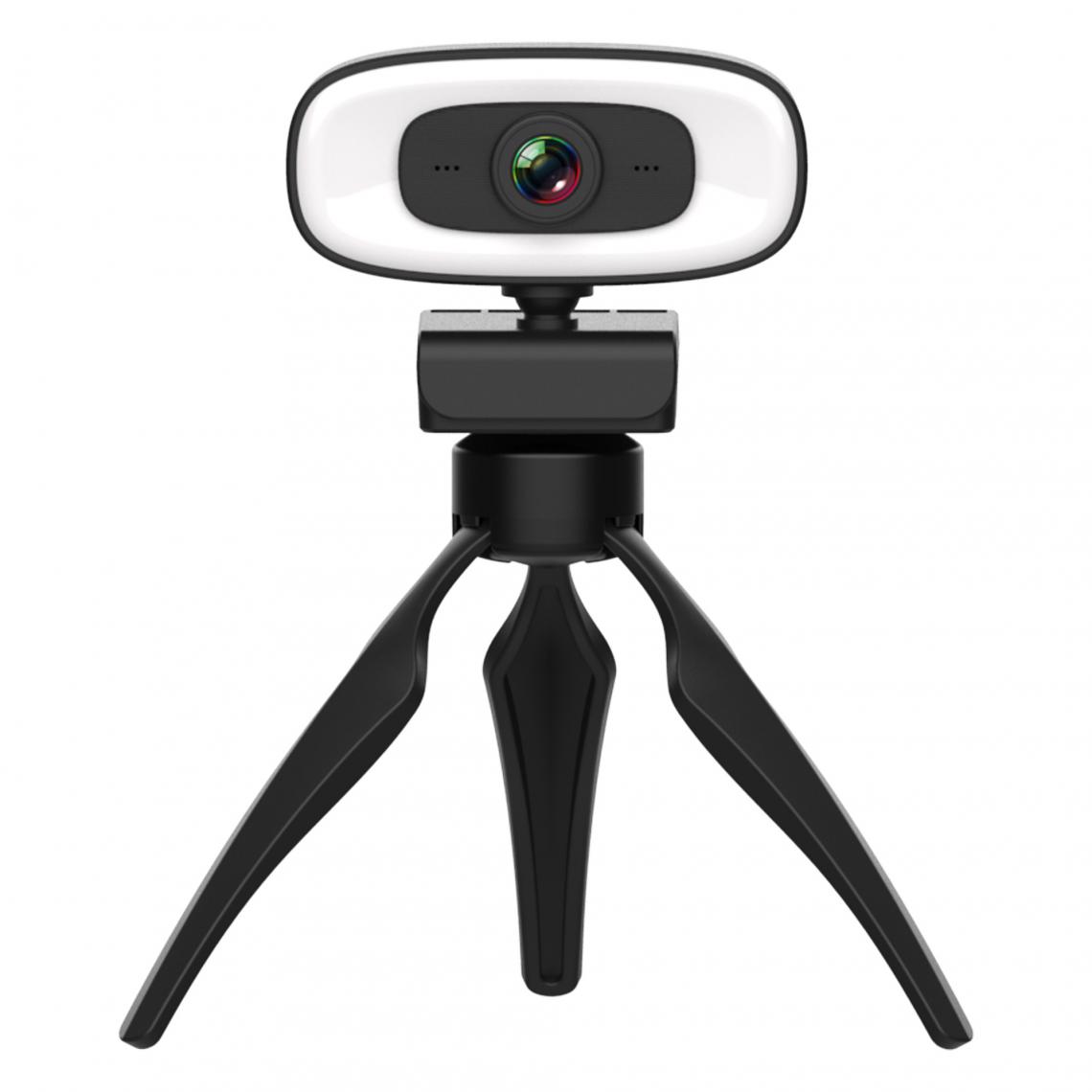 Generic - Webcam 4K avec lumière Ultra HD 8MP Autofocus - Webcam