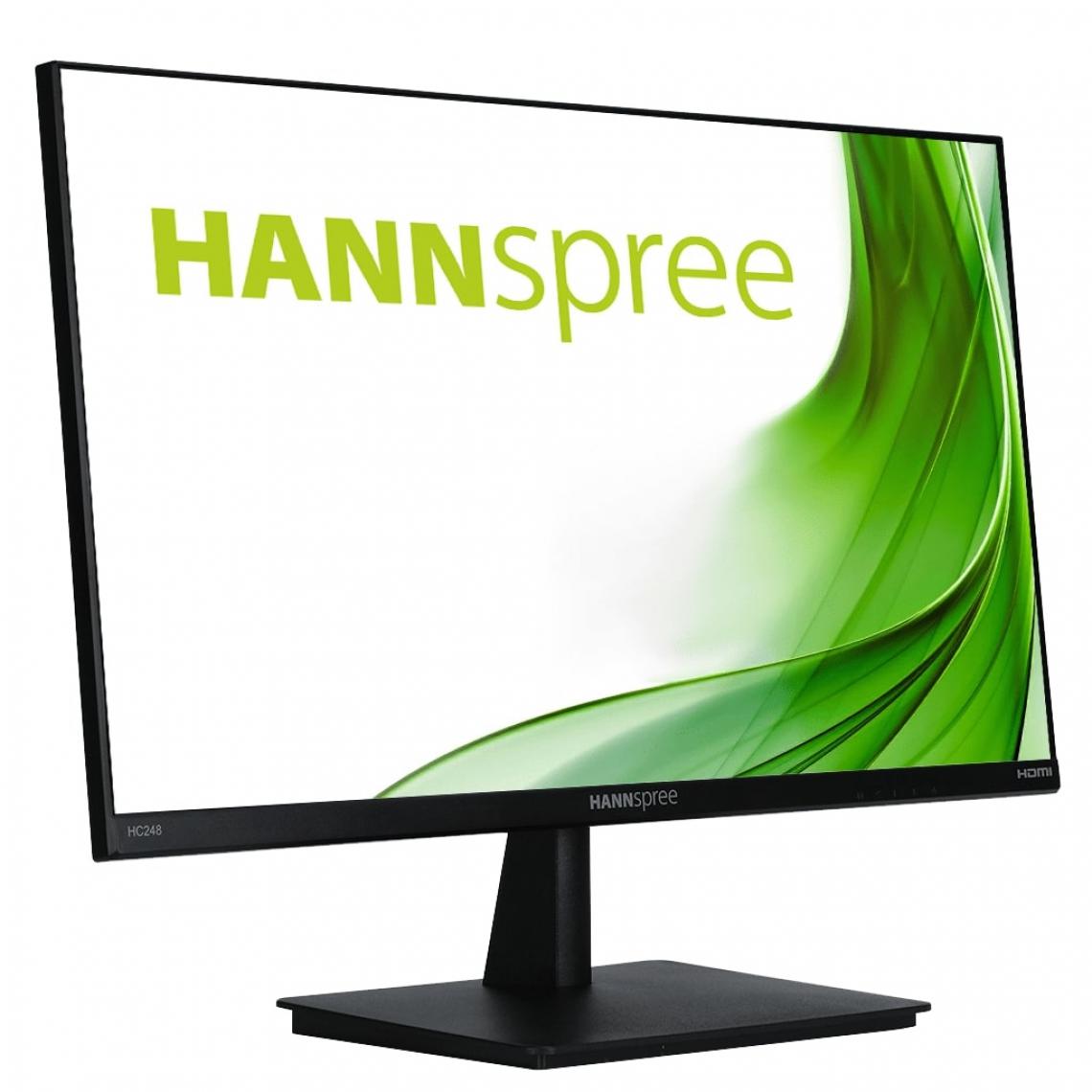 Hannspree - HC248PFB 23.8p LED Mon HC248PFB 23.8p LED Monitor 16:9 FullHD 1920x1080 250cd/m2 5ms VGA HDMI 1.4 - Moniteur PC