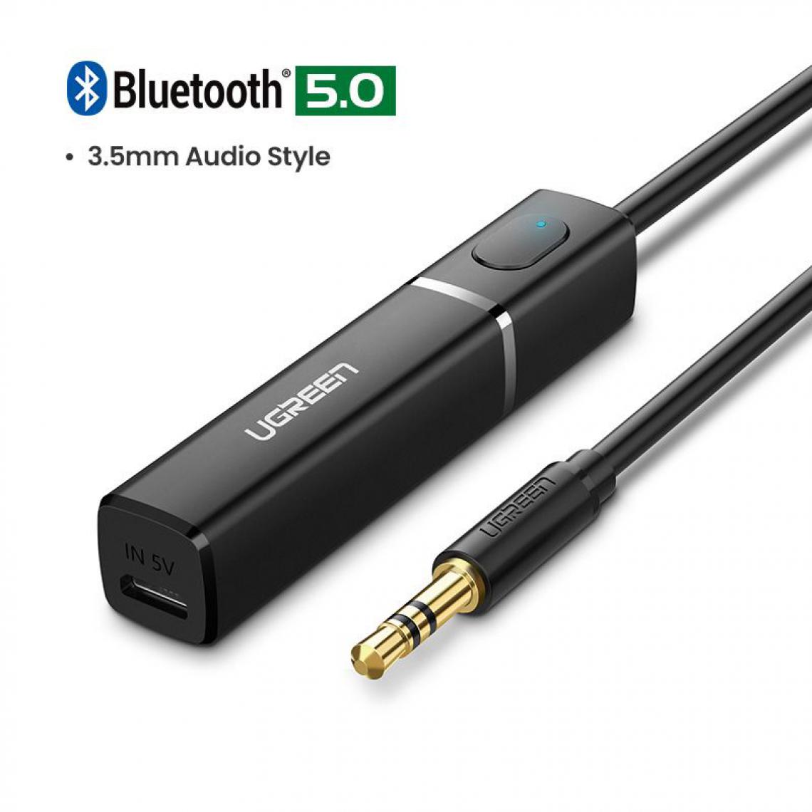 Generic -  Adaptateur Bluetooth 5.0 , 3.5mm Audio style ,  optique numérique sans fil , pour TV, PC, PS4, aptX LL, SPDIF, Toslink, musique - Noir  - Clé USB Wifi