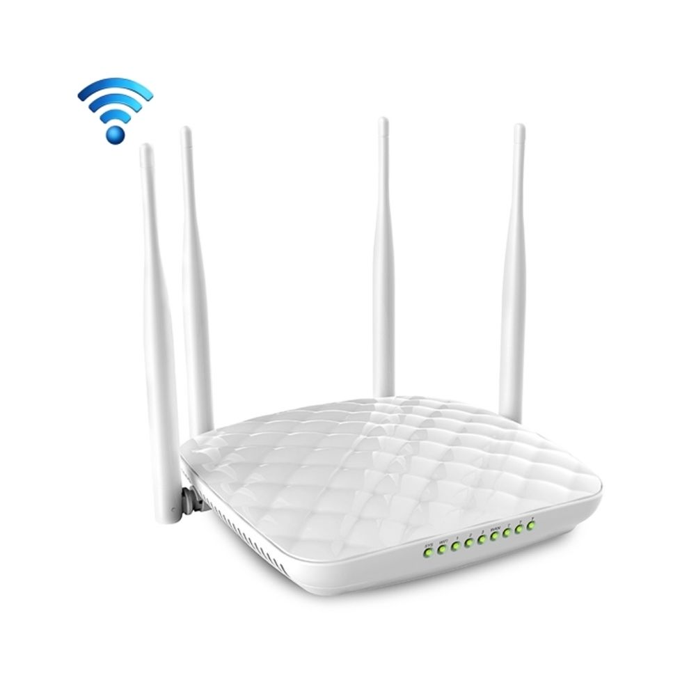 Wewoo - Routeur blanc sans fil 2.4GHz 300Mbps WiFi avec 4 * 5dBi Antennes externes - Modem / Routeur / Points d'accès