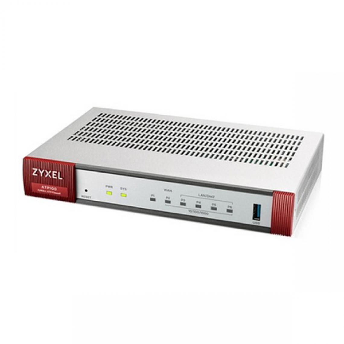 Zyxel - Firewall ZyXEL ATP100-EU0102F LAN 300-1000 Mbps - Modem / Routeur / Points d'accès