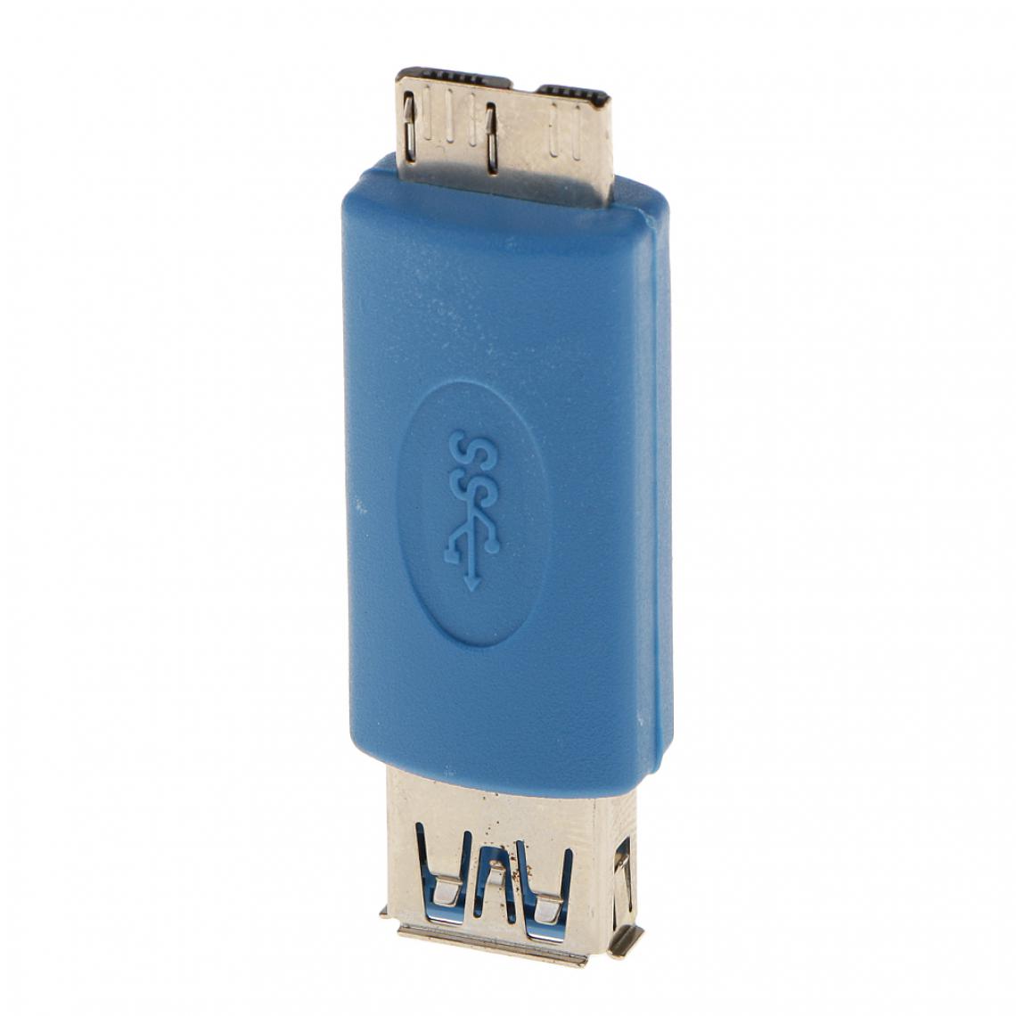 marque generique - USB 3.0 Type Femelle vers Micro B Connecteur Mâle OTG Convertisseur Adaptateur - Hub