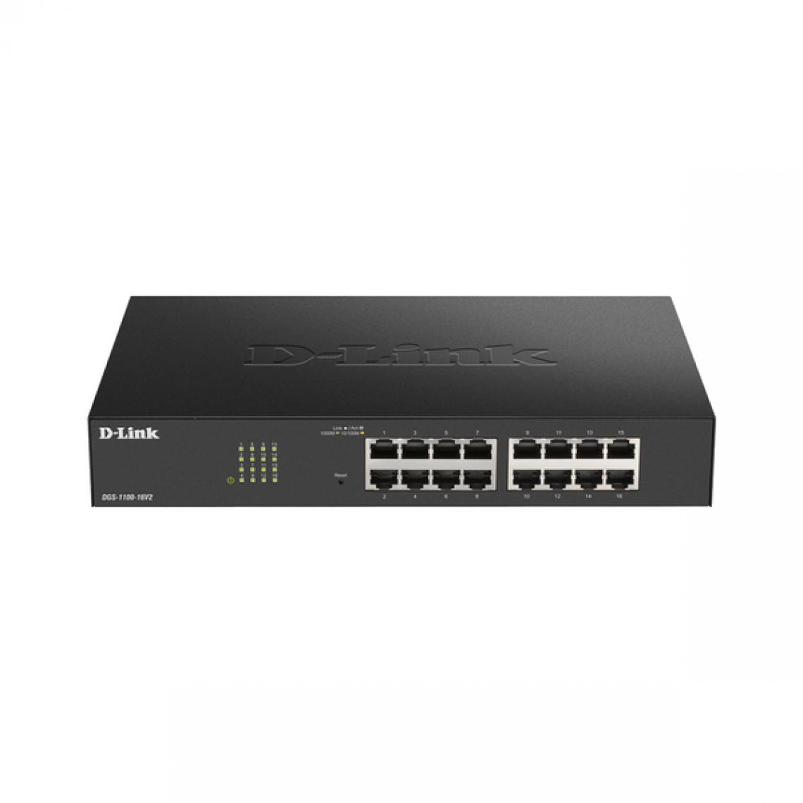 D-Link - Switch D-Link DGS-1100-16V2 Gigabit Ethernet 32 Gbps - Switch