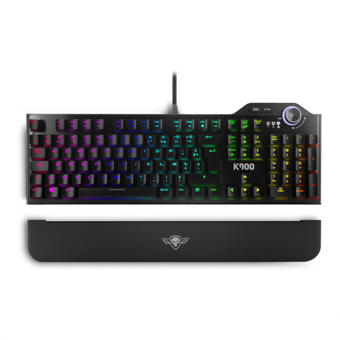 Spirit Of Gamer - Clavier Gamer Xpert K900 LED Switch Opto Mécanique Anti Ghosting Intégral - Clavier