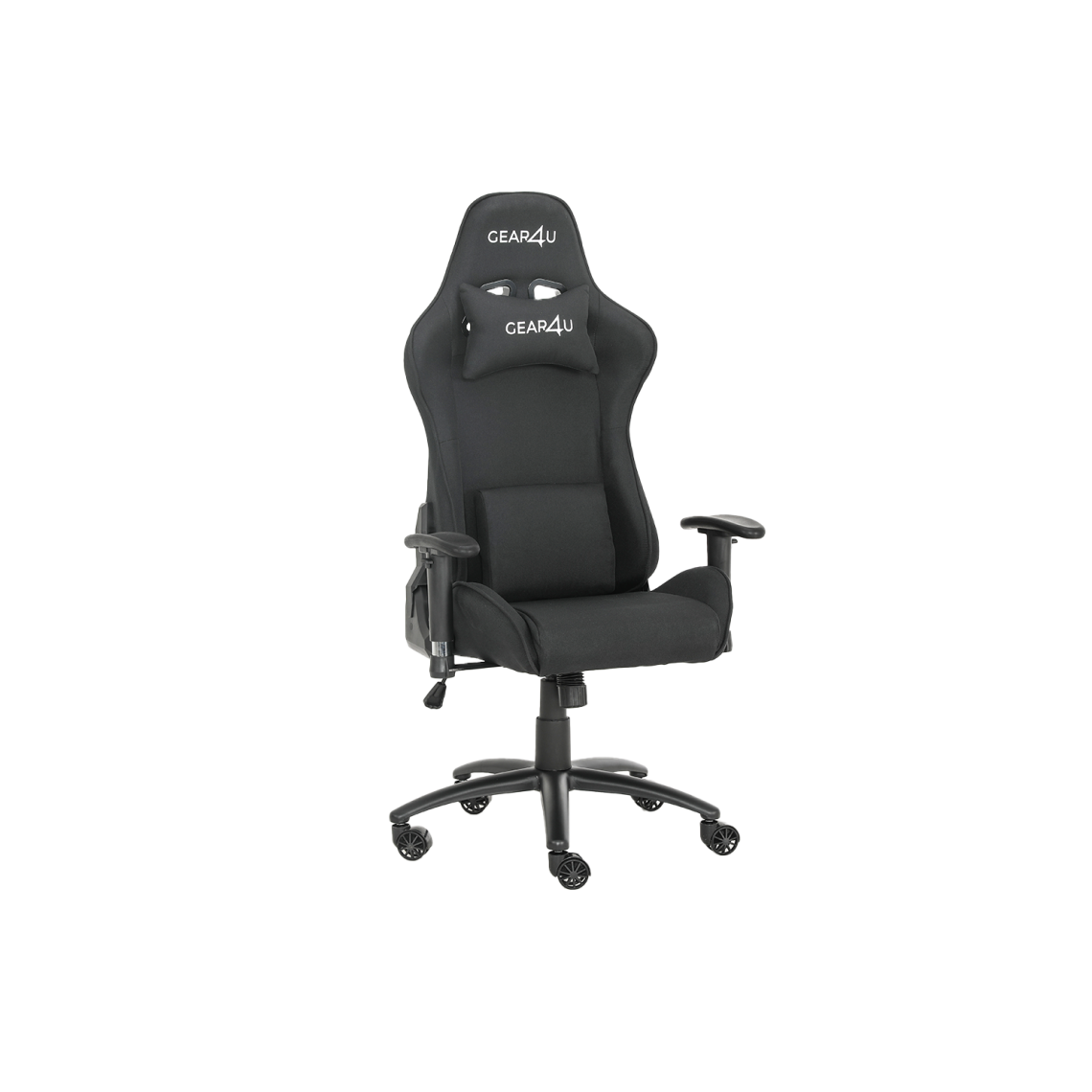 Gear4 - Chaise gaming Elite Gear4u - Fauteuil gamer avec coussin nuque et lombaire - inclinable 90 à 180 degrès - Chaise gamer