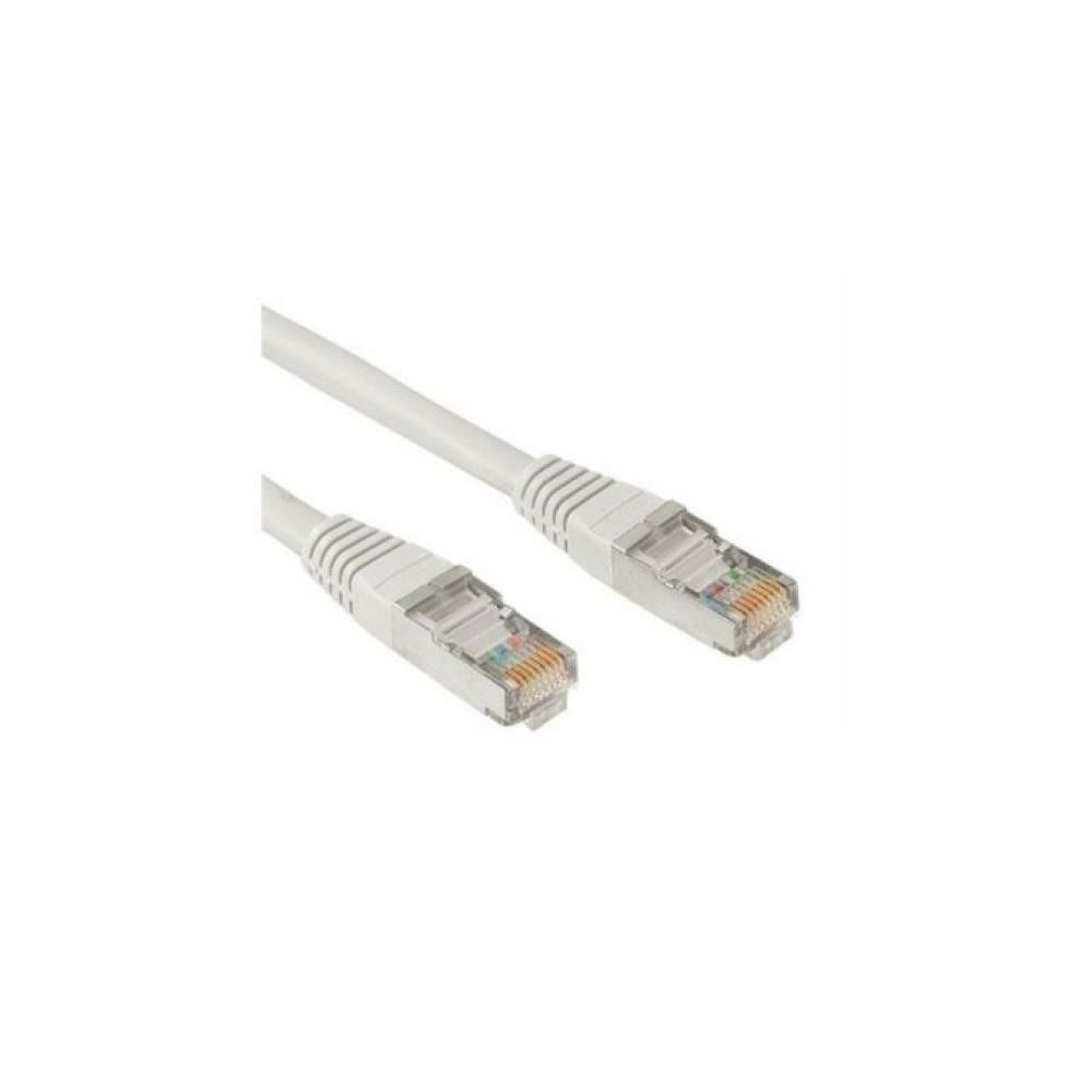 Totalcadeau - Câble RJ45 catégorie 6 UTP 1 mètre gris - Cable reseau pour PC et ordinateur - Carte réseau