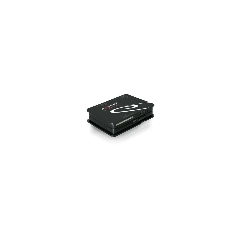Delock - DeLOCK USB 2.0 CardReader All in 1 lecteur de carte mémoire Noir - Lecteur carte mémoire