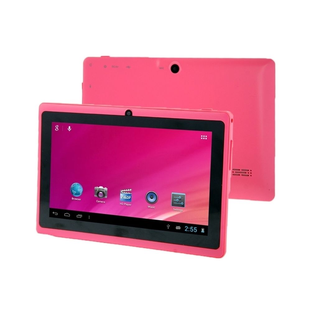 Wewoo - Tablette Tactile rose Tactile, 7 pouces, 512 Mo + 8 Go, Android 4.0, Allwinner A33 Quad Core 1,5 GHz - Tablette Android