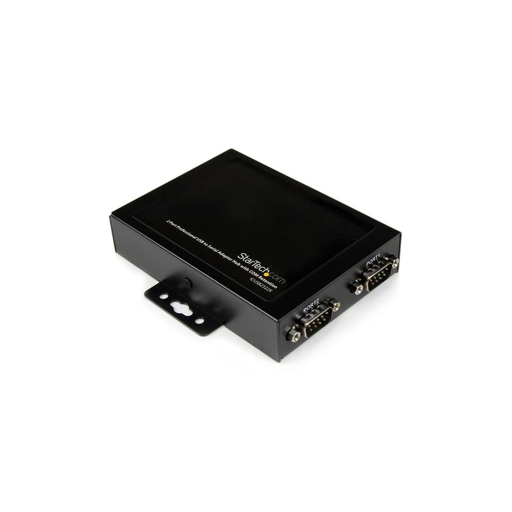 Startech - StarTech.com Adaptateur professionnel USB vers 2 ports série - Alimentation secteur - Hub