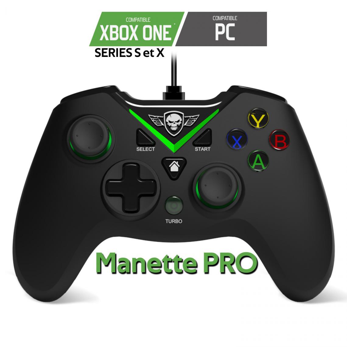 Spirit Of Gamers - Manette pro gaming pour Xbox one et PC Spirit of gamer - Filaire - Mode turbo - Joystick