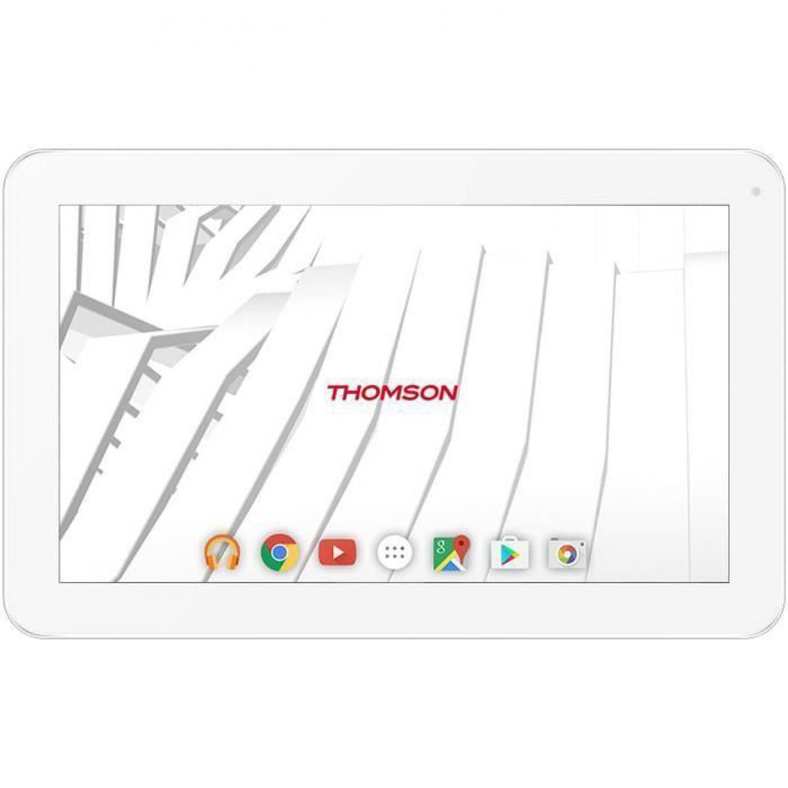 Thomson - THOMSON Tablette tactile TEO 10 - Ecran 10 - 1 Go de RAM - Android 7.1 - CPU Rockship RK3126 - Stockage 32 Go - WiFi - Blanche - Tablette Android
