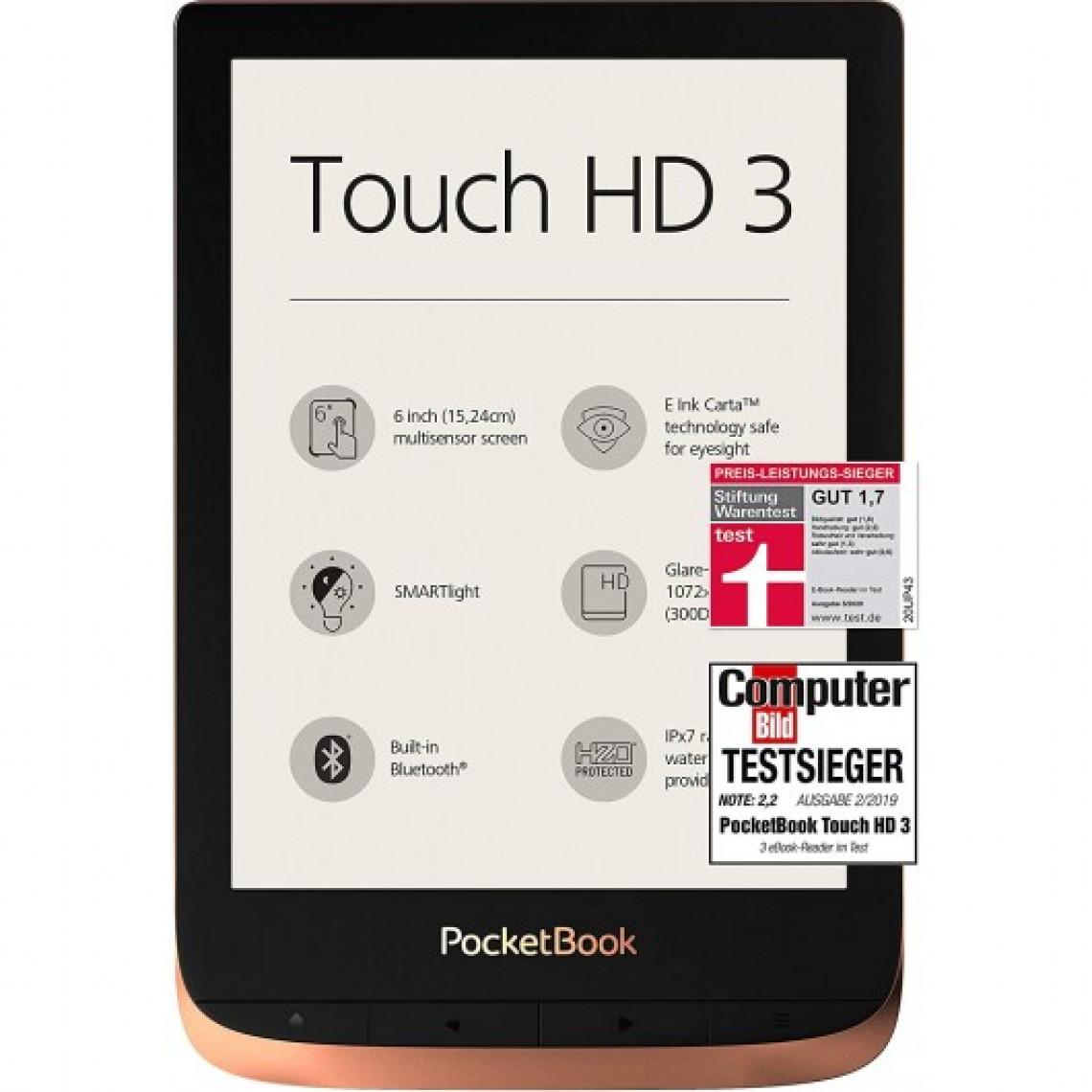 Pocket Books - Pocketbook Touch HD 3, le livre de poche - Liseuse
