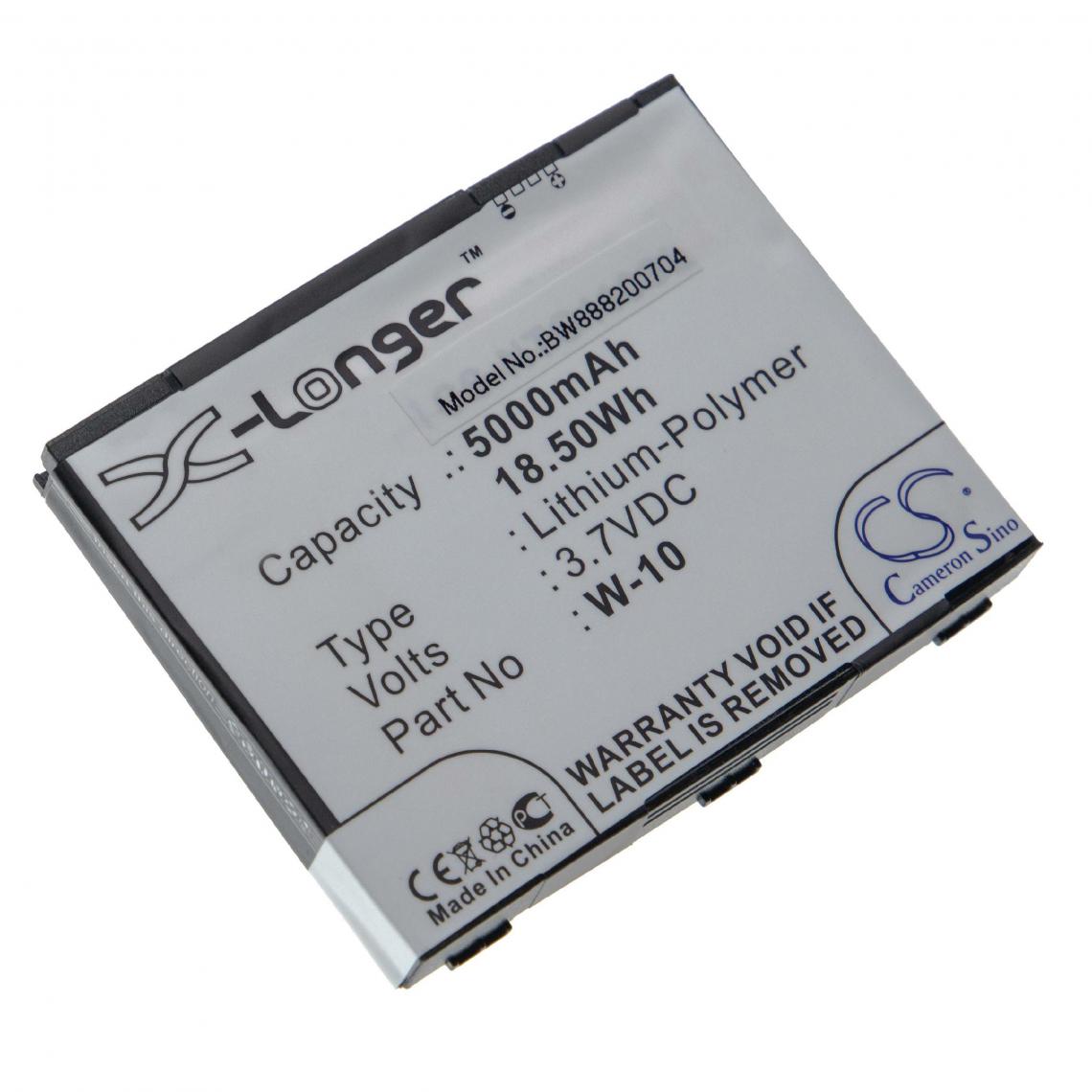 Vhbw - vhbw batterie compatible avec Telstra M1, MR1100 router modem mobile hotspot (5000mAh, 3.7V, Li-Polymère) - Modem / Routeur / Points d'accès